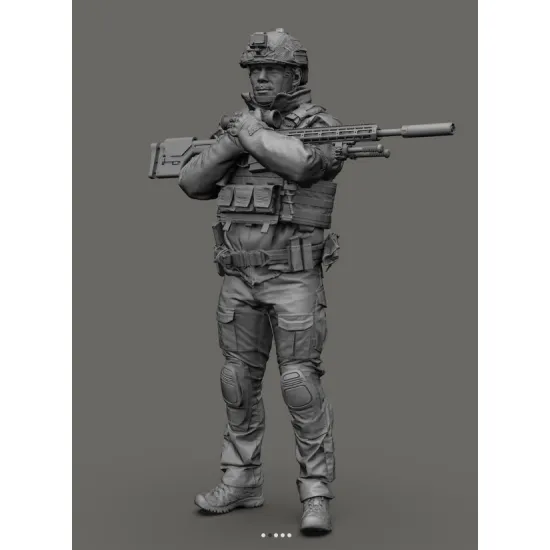 Black Snake Uks-04 1/35 Ukrainian Soldier Resin Figure