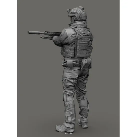 Black Snake Uks-04 1/35 Ukrainian Soldier Resin Figure