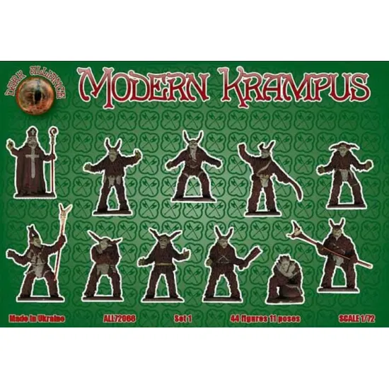 Alliance 72066 1/72 Modern Krampus Set 1 44 Figures/11 Poses Figures Model Kit