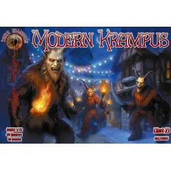 Alliance 72067 1/72 Modern Krampus Set 2 40 Figures/10 Poses Figures Model Kit