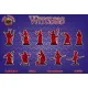 Alliance 72068 1/72 Witches 44 Figures/11 Poses Figures Model Kit