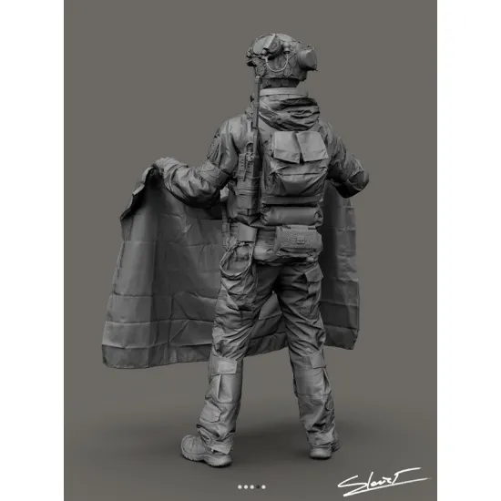 Black Snake Uks-08 1/35 Ukrainian Omega Special Forces Operator Resin Figure Kit