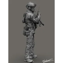 Black Snake Uks-09 1/35 Ukrainian Omega Special Forces Operator Resin Figure Kit