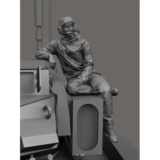 Black Snake Uks-11 1/35 Ukrainian Bradley Crewman 02 47th Mechanized Brigade