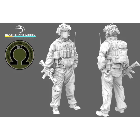 Black Snake Uks-13 1/35 Ukrainian Omega Special Forces Medic Resin Figure Kit