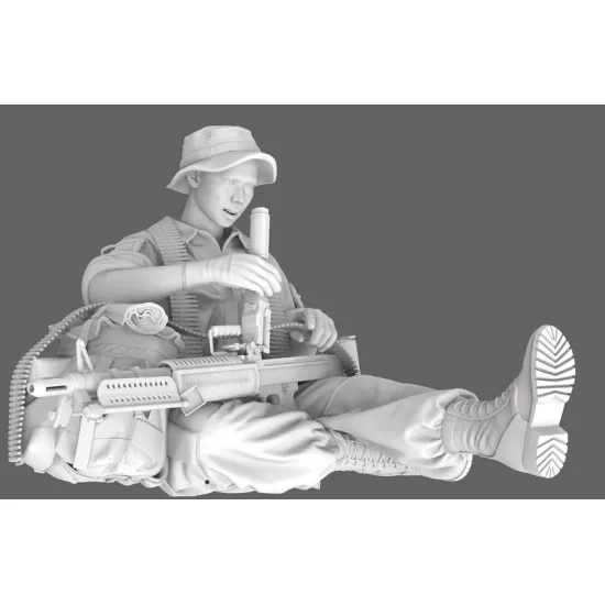 Black Snake Sog-11 1/35 Macv Sog Soldier Vietnam War Resin Figure Kit