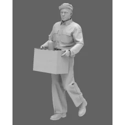 Black Snake Crew-04 1/35 Usa Tank Crew Ww2 Resin Figure Kit