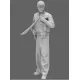 Black Snake Crew-05 1/35 Usa Tank Crew Ww2 Resin Figure Kit