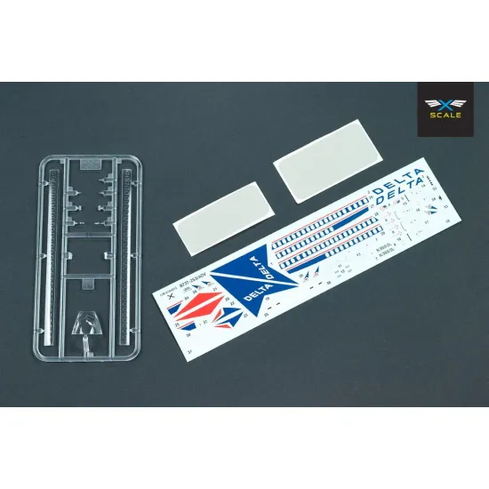 X-scale 144012 1/144 Airliner B737-2s3 Delta Medium-range Narrow-body Passenger Airliner