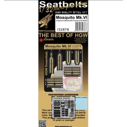 Hgw 132676 1/32 Mosquito Mk Vi - Tracks Textile Belts Photo-etched Accessories