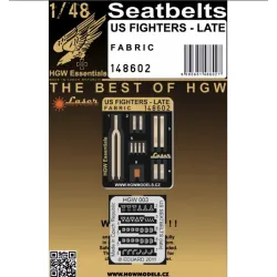 Hgw 148602 1/48 Us Fighters Late Fabric Tracks Photo-etched Accessories