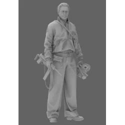 Black Snake 2nd-02 1/35 2nd Armored Infantry Team Leader Ww2 Resin Figure Kit