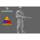 Black Snake 2nd-04 1/35 2nd Armored Infantry Soldier Bar Ww2 Resin Figure Kit
