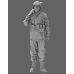 Black Snake 2nd-05 1/35 2nd Armored Infantry Soldier Ww2 Resin Figure Kit