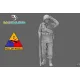 Black Snake 2nd-09 1/35 2nd Armored Infantry Soldier Ww2 Resin Figure Kit