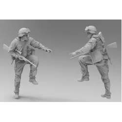 Black Snake Usmc-03 1/35 Us Marines Operation Iraqi Freedom 2 Figures In Kit