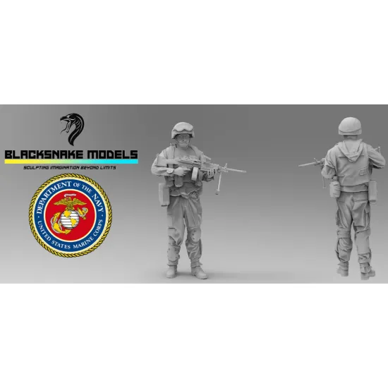 Black Snake Usmc-12 1/35 Us Marines Operation Iraqi Freedom Resin Figure Kit
