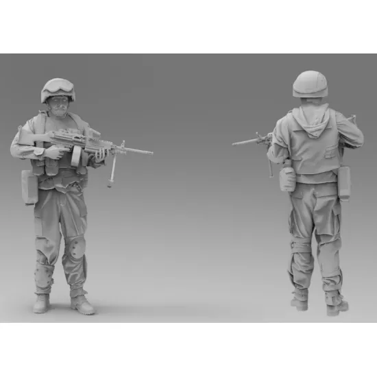 Black Snake Usmc-12 1/35 Us Marines Operation Iraqi Freedom Resin Figure Kit