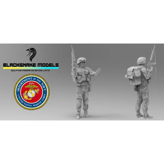 Black Snake Usmc-13 1/35 Us Marines Operation Iraqi Freedom Resin Figure Kit