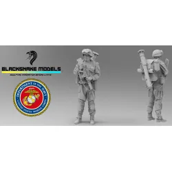 Black Snake Usmc-14 1/35 Us Marines Operation Iraqi Freedom Resin Figure Kit