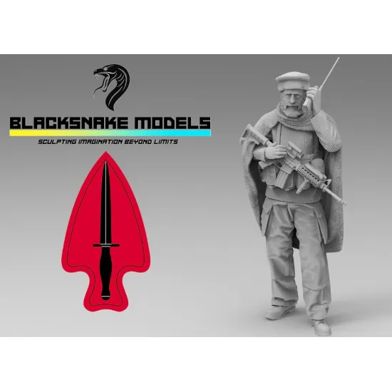 Black Snake Delta-01 1/35 Delta Force Operator Resin Figure Kit