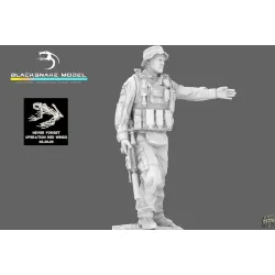 Black Snake Marcus 1/35 Navy Seals Operator Marcus Lutrel Resin Figure Kit
