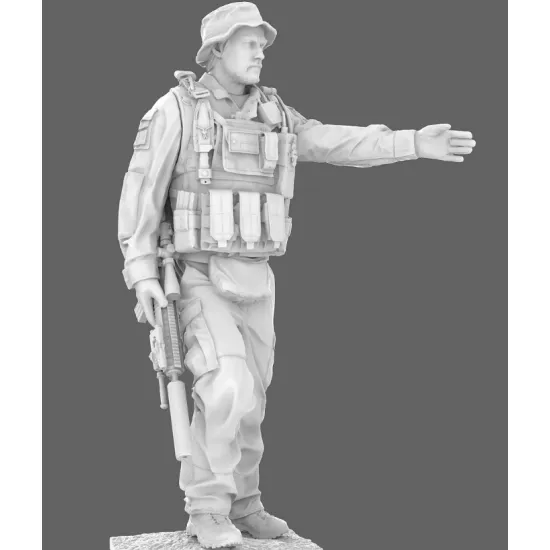 Black Snake Marcus 1/35 Navy Seals Operator Marcus Lutrel Resin Figure Kit
