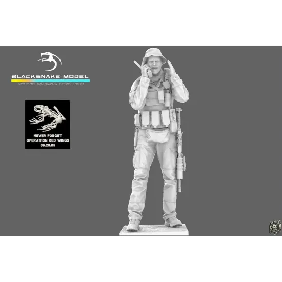 Black Snake Murphy 1/35 Navy Seals Operator Murphy Lutrel Resin Figure Kit