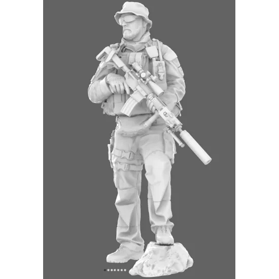 Black Snake Axes 1/35 Navy Seals Operator Axes Lutrel Resin Figure Kit