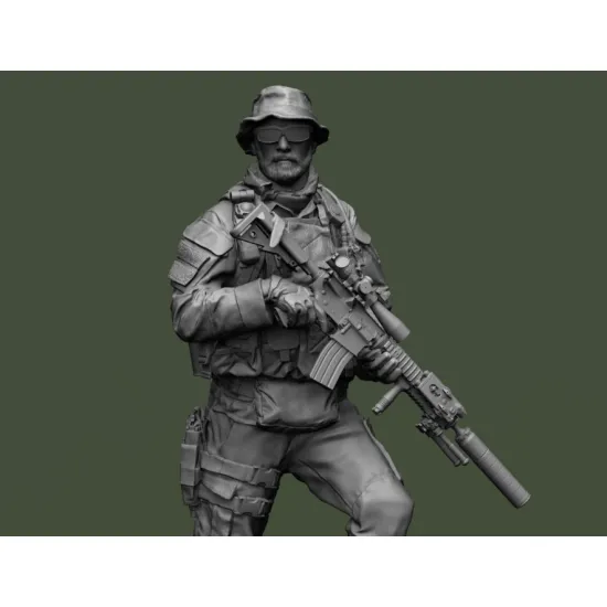 Black Snake Axes 1/35 Navy Seals Operator Axes Lutrel Resin Figure Kit