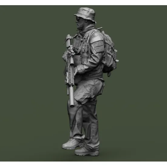 Black Snake Axes 1/35 Navy Seals Operator Axes Lutrel Resin Figure Kit