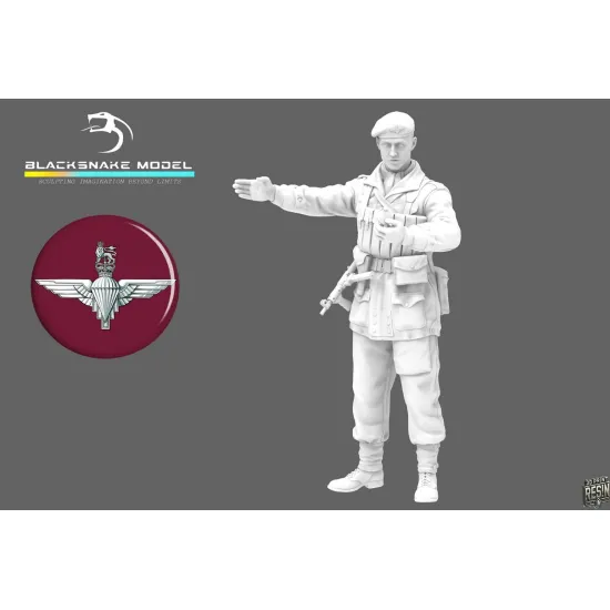 Black Snake Devil-01 1/35 Commando Red Devils Team Leader Resin Figure Kit