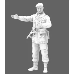 Black Snake Devil-01 1/35 Commando Red Devils Team Leader Resin Figure Kit