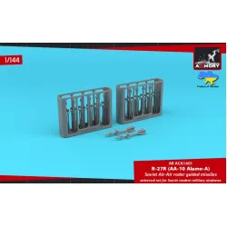 Armory Aca1401 1/144 R-27r Aa-10 Alamo-a Air-air Radar Guided Missiles 12pcs 3d-printed Parts Universal