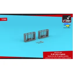 Armory Aca1404 1/144 R-60 Aa-8 Aphid Air-air Ir Guided Missiles 12pcs 3d-printed Parts Universal
