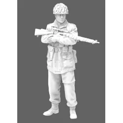 Black Snake Devil-04 1/35 Commando Red Devils Sniper Resin Figure Kit