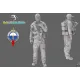 Black Snake Sas-01 1/35 1er Rpima French Sas Resin Figure Kit