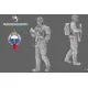 Black Snake Sas-02 1/35 1er Rpima French Sas Resin Figure Kit
