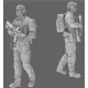 Black Snake Sas-02 1/35 1er Rpima French Sas Resin Figure Kit