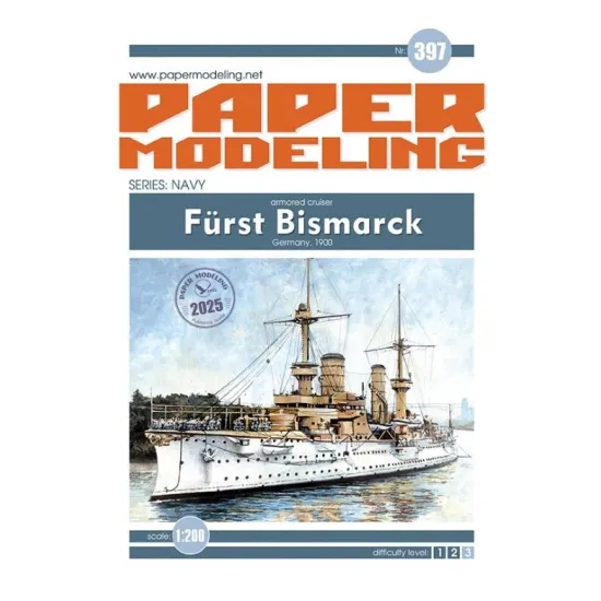 Orel397/3 1/200 Wood Veneer Decks Furst Bismarck