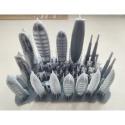 Orel397/6 1/200 3d Printed Parts For Furst Bismarck