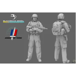 Black Snake Fr-07 1/35 French Soldier Resin Figure Kit