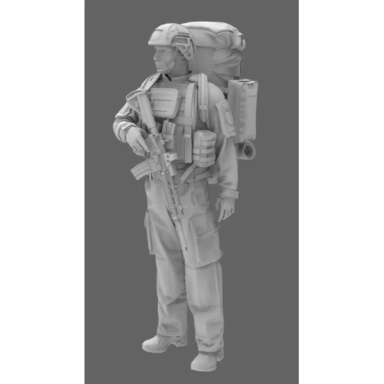 Black Snake Fr-12 1/35 French Soldier Resin Figure Kit