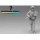Black Snake Fr-15 1/35 French Soldier On Patrol In Afghanistan Resin Figure Kit