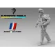Black Snake Fr-16 1/35 French Soldier On Patrol In Afghanistan Resin Figure Kit
