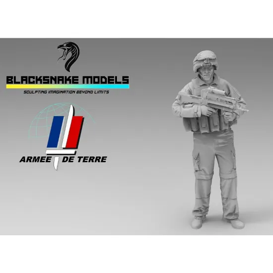 Black Snake Fr-24 1/35 French Engineer Soldier In Afghanistan Resin Figure Kit
