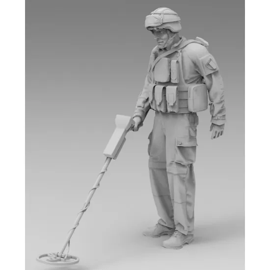 Black Snake Fr-26 1/35 French Engineer Soldier In Afghanistan Resin Figure Kit