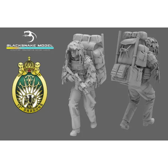 Black Snake Rdp-01 1/35 Operator Of The 13th Parachute Dragoon Regiment Resin Kit