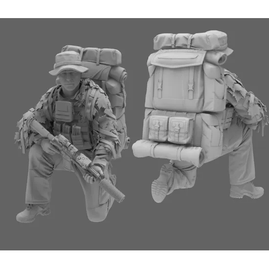 Black Snake Rdp-02 1/35 Operator Of 13th Parachute Dragoon Regiment Resin Kit