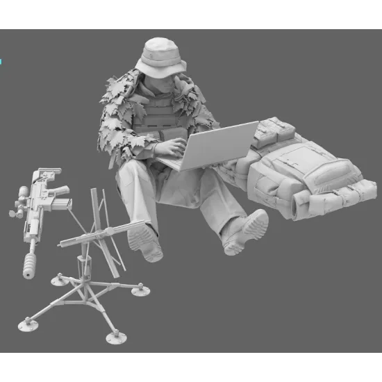 Black Snake Rdp-07 1/35 Transmissions Operator Of The 13th Parachute Dragoon Regiment Resin Kit